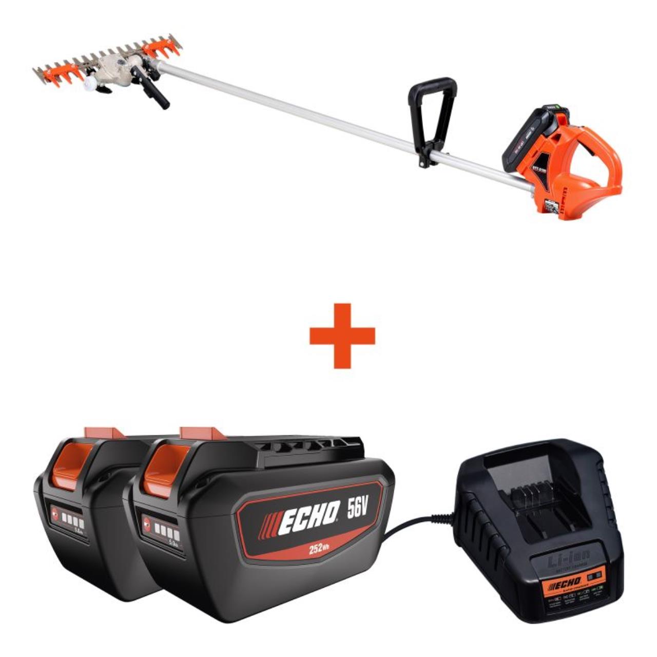 Akku-Balkenmäher DTT-2100 Set - inkl. 2x 5,0 Ah Akku & Schnellladegerät