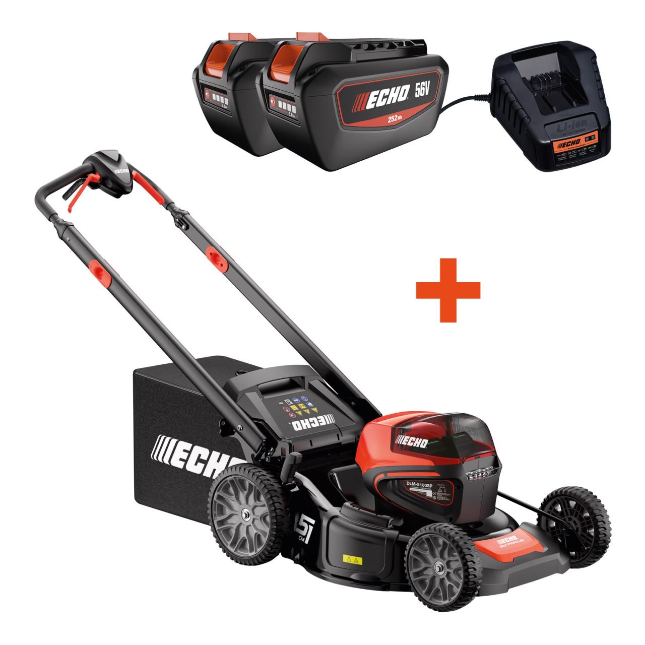 Akku-Rasenmäher DLM-5100SP Set - inkl. 2x 5,0 Ah Akku & Schnellladegerät