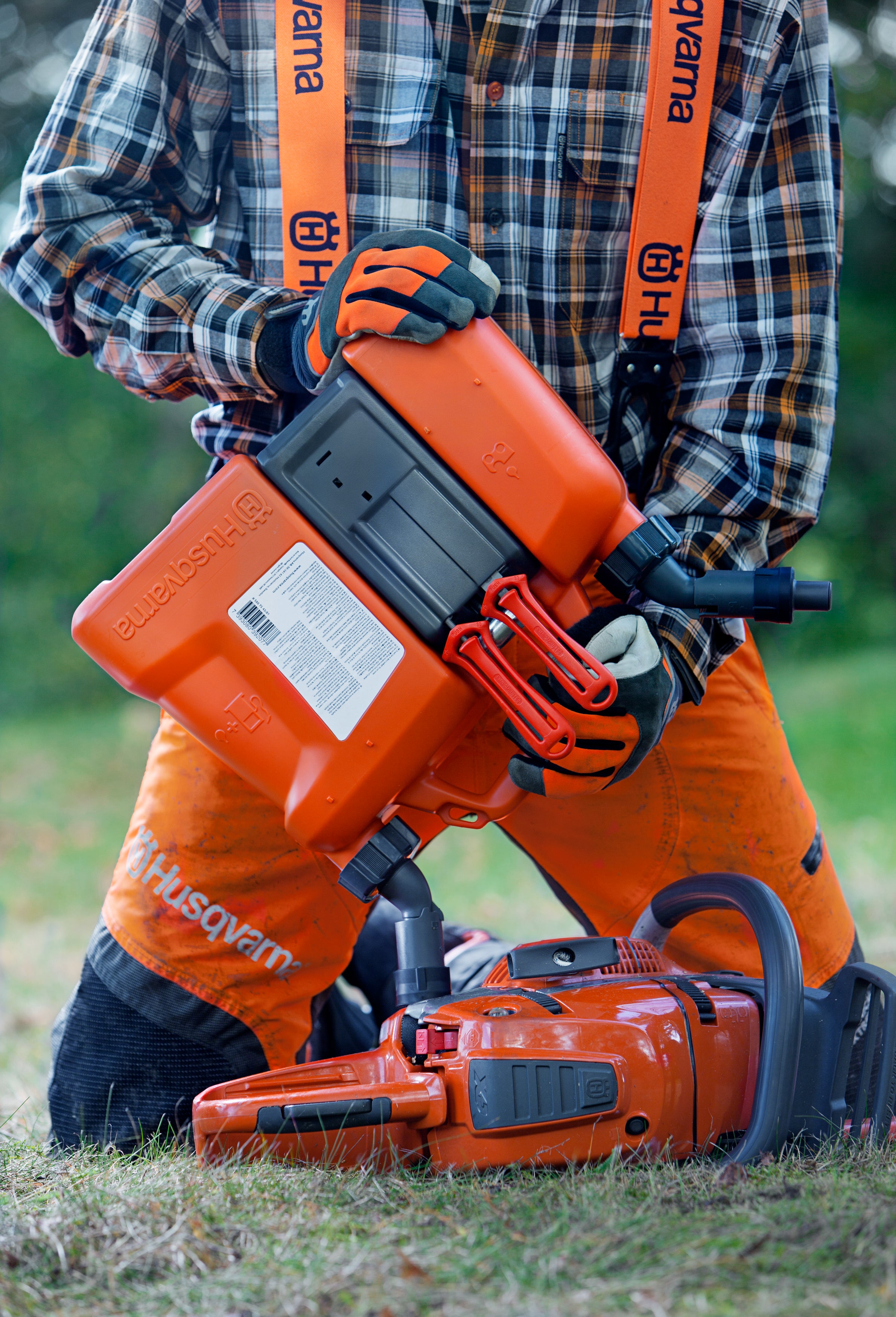 Kombikanister 5 l + 2,5 l mit Werkzeugfach