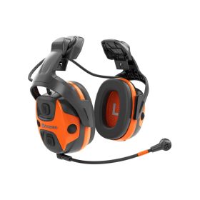 Husqvarna X-COM Active Gehörschutz Headset für Helm-Befestigung mit Bluetooth und Mikrofon in Orange