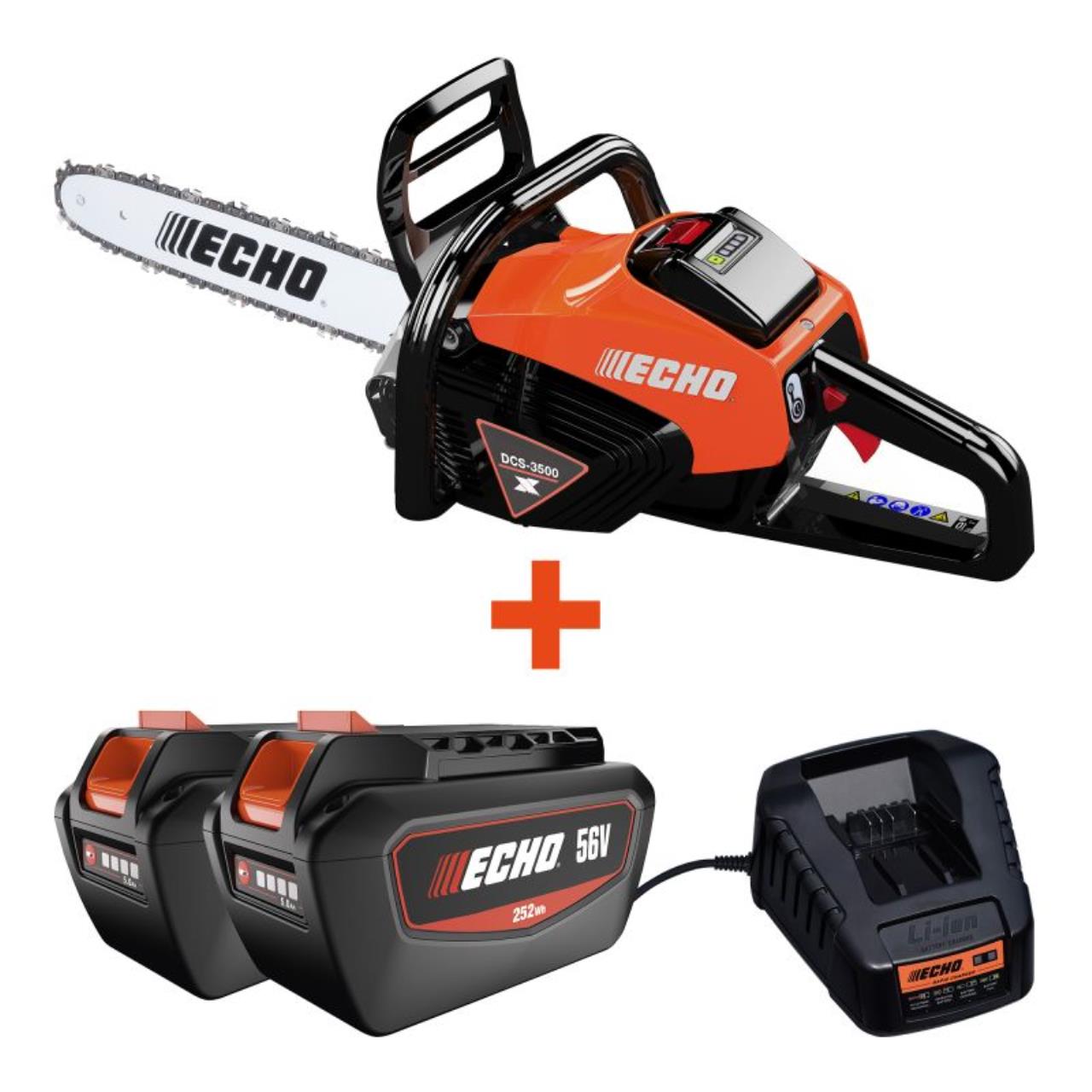 Akku-Motorsäge DCS-3500 - inkl. 2x 5,0 Ah Akku & Schnellladegerät